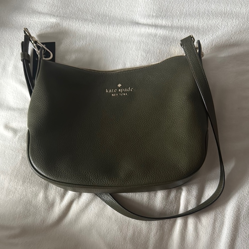 Kate Spade pebbled leather Rosie bag seaweed